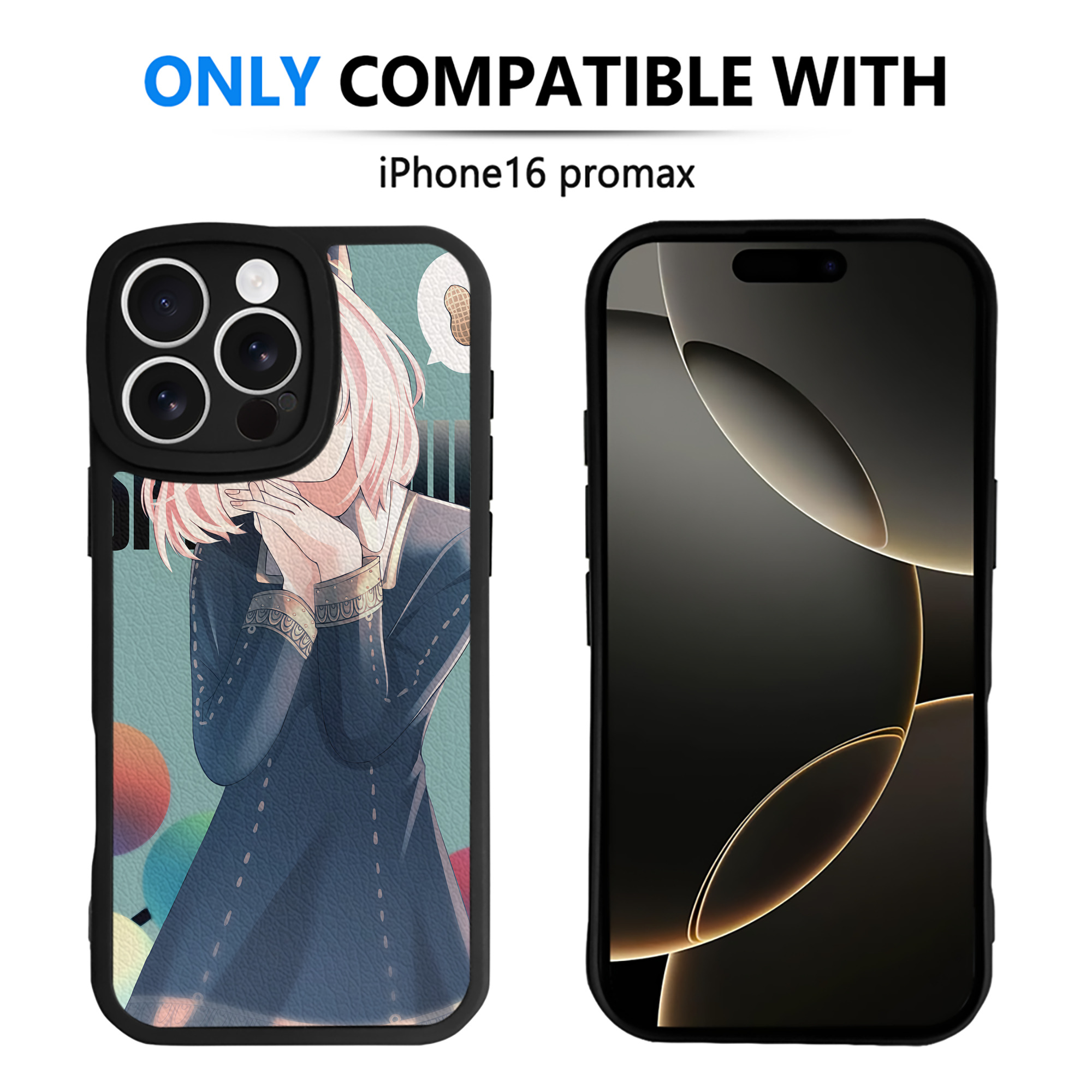（画像用） SPY×FAMILY间谍家家酒 【iPhone 16シリーズ対応】シリコンスマホケース（レザー調） 材質：シリコン